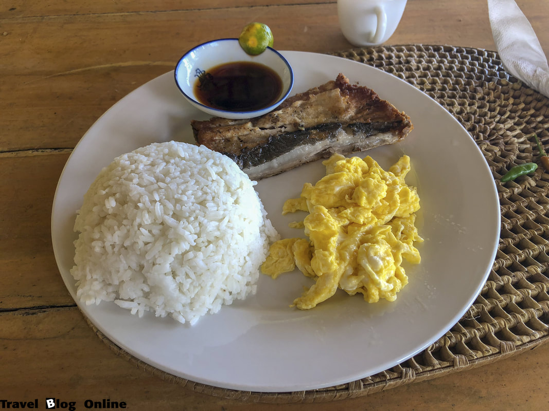 Bangus breakfast, Bantayan Island, Philippines, © travelblogonline.com