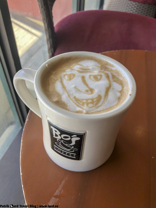 Bo's Coffee, Caffe Latte, Dumaguete, Philippines © Patrik Lord Travel Blog