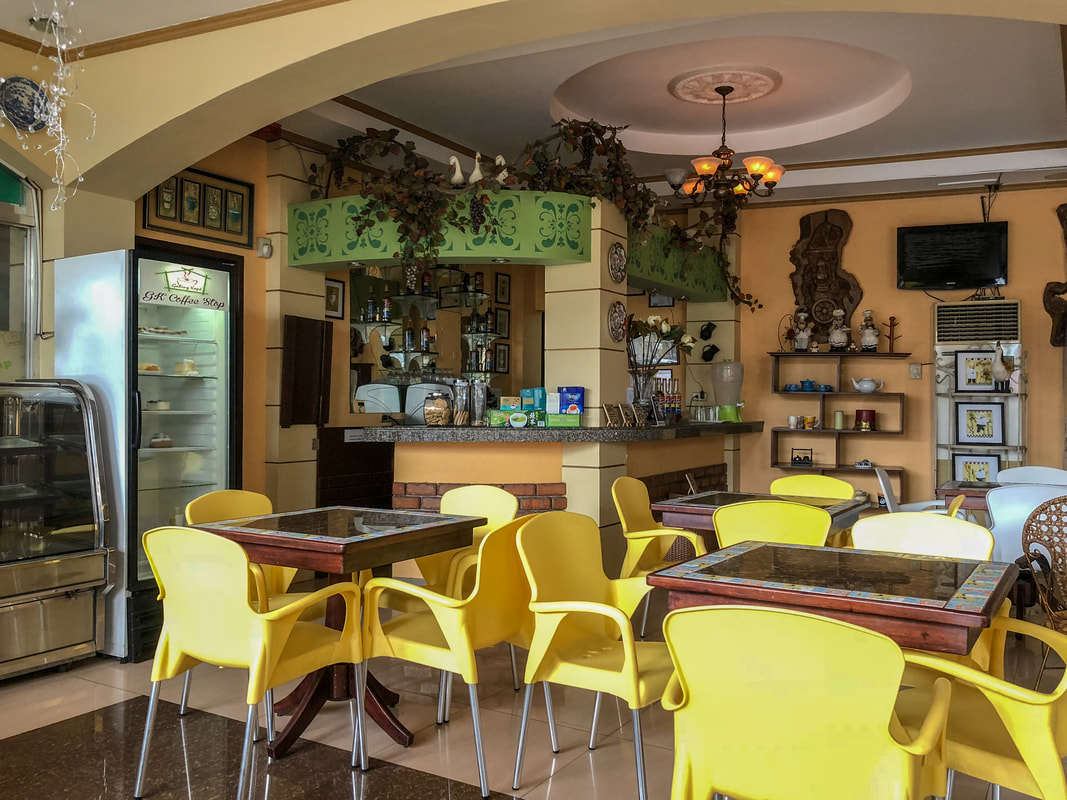 GK Coffee Shop, Interior, Dumaguete, Philippines © Patrik Lord Travel Blog
