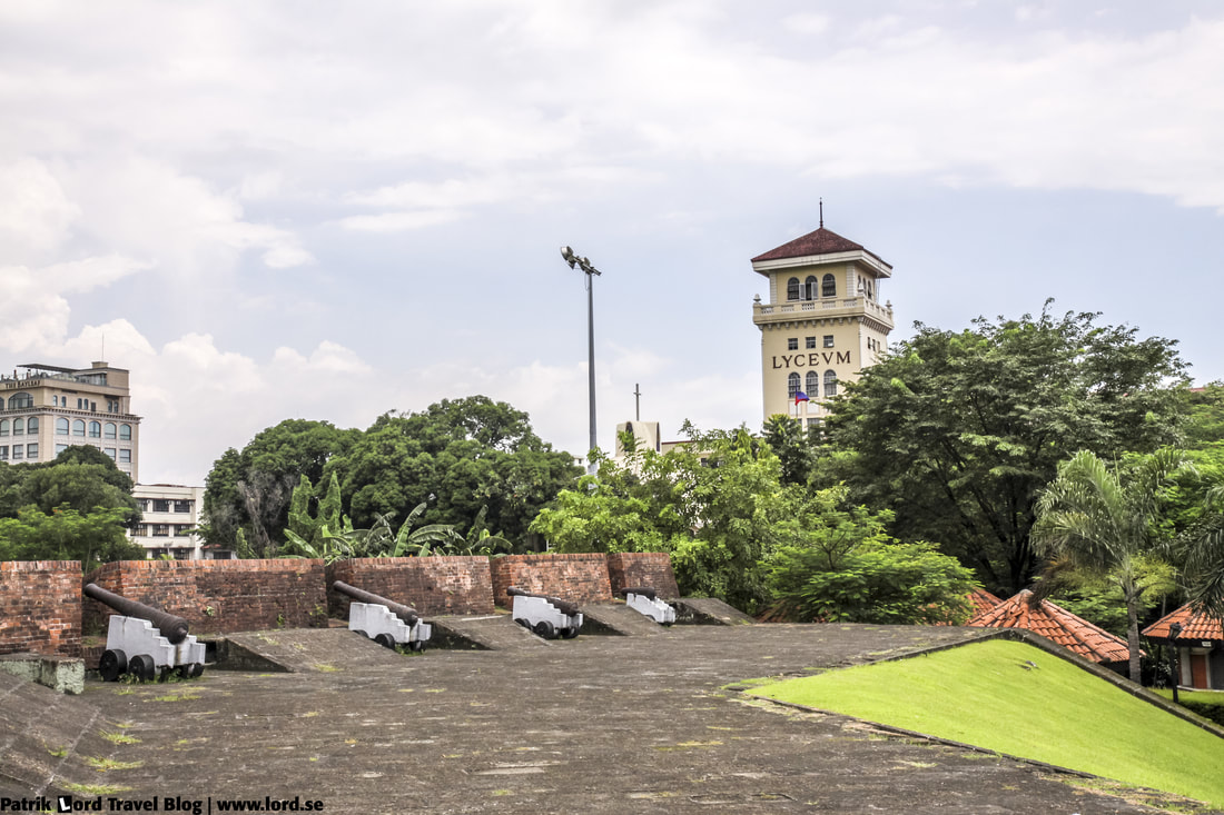 Intramuros, The defense wall with canons, Manila, Philippines © Patrik Lord Travel Blog