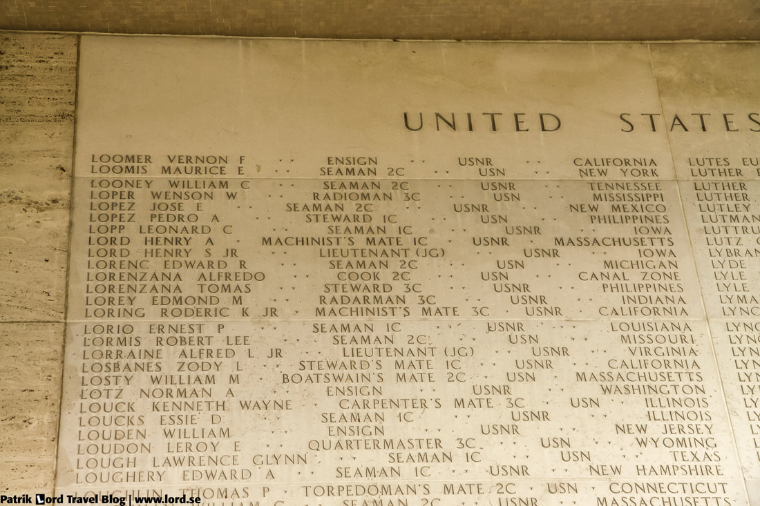 Manila American Cemetery, The wall with the names of missing soldiers, Manila, Philippines © Patrik Lord Travel Blog