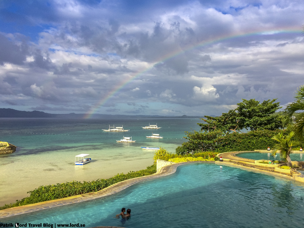 Review of Panglao Island Nature Resort & Spa view over sea Bohol Philippines © Patrik Lord Travel Blog