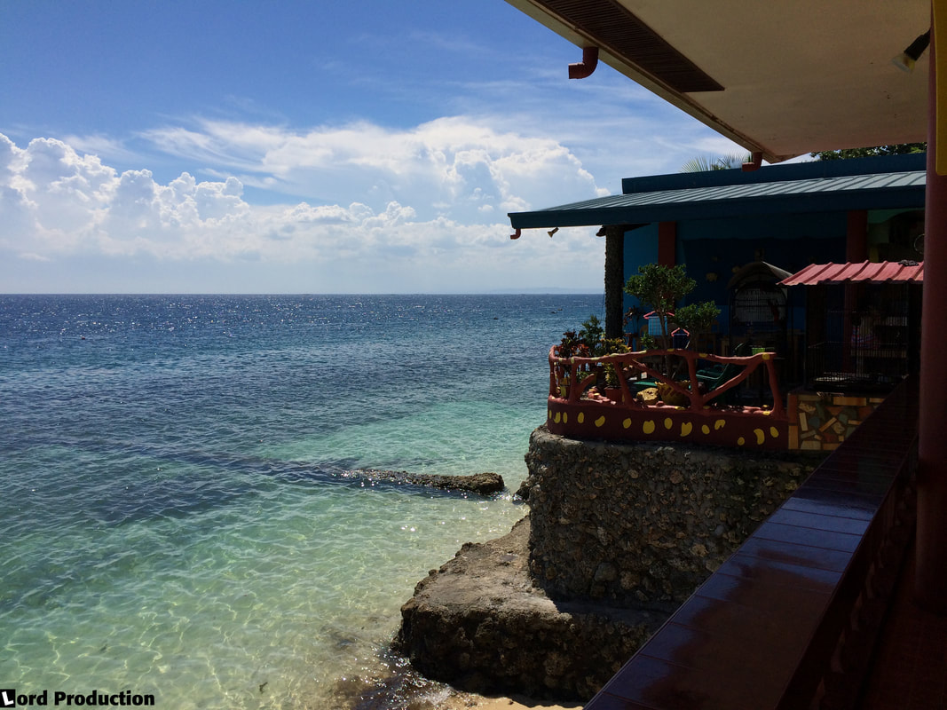 Reviews of hotels in Philippines Samal Island The Red Parrot Inn Sea View © Patrik Lord Travel Blog