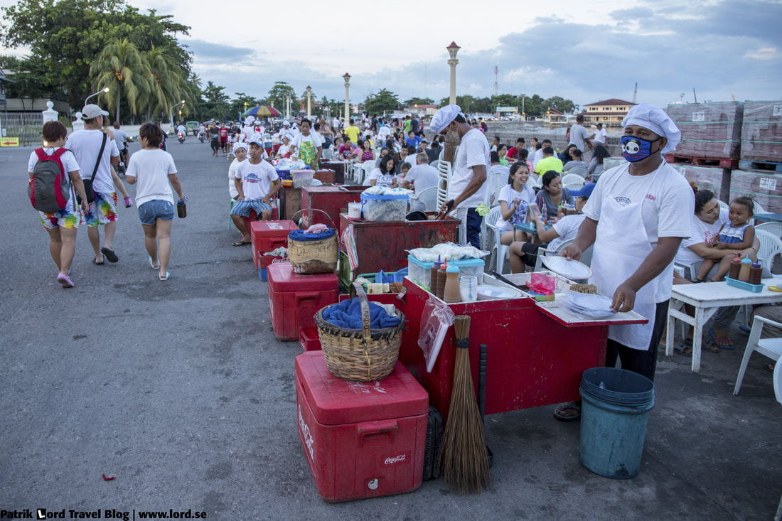The boulevard, Food market, Dumaguete, Philippines © Patrik Lord Travel Blog