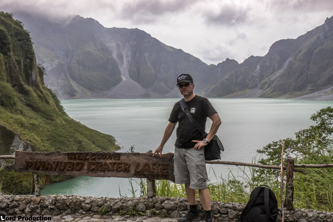 Hiking trip to Mt Pinatubo. I am standing at Pinatubo Crater Lake. © Patrik Lord Travel Blog